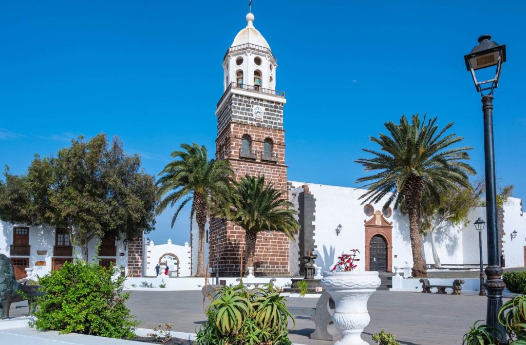 town of teguise in lanzarote