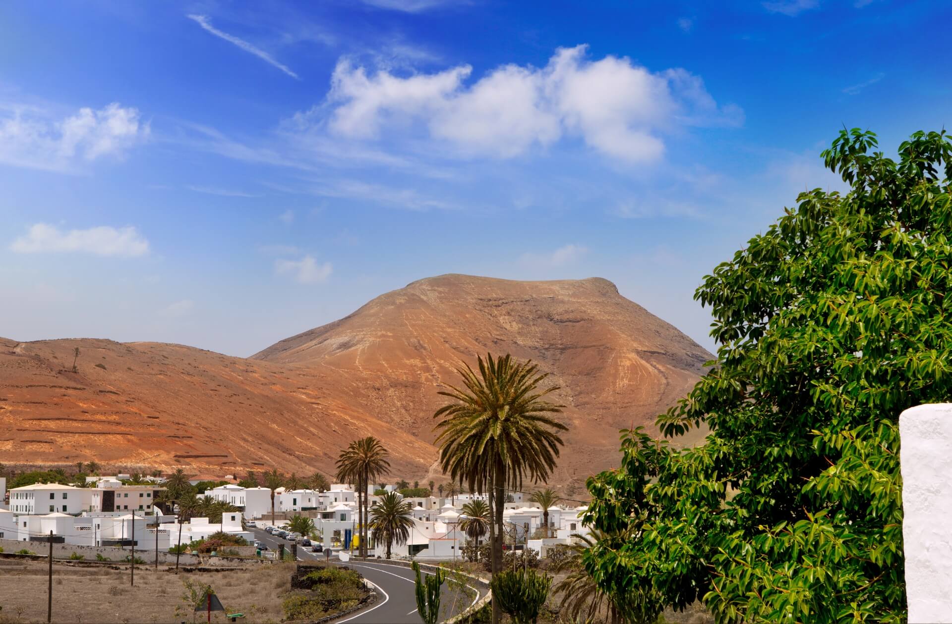 town of Yaiza in Lanzarote